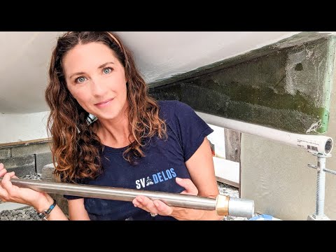 Installing Our Prop Shaft & Building the Skeg (MJ Sailing - Ep 292)