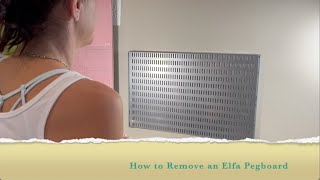 How to Remove an Elfa Utility Board
