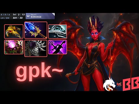 gpk~ [Queen Of Pain] | Free Mid Good Game | BB vs T Spirit | 7.39e