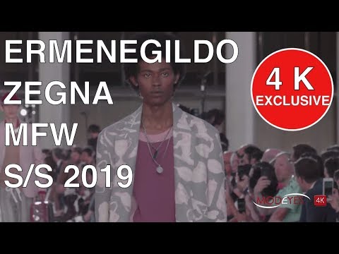 ERMENEGILDO ZEGNA | SPRING SUMMER 2019 | MENSWEAR FASHION SHOW | 4K EXCLUSIVE by  modeyes tv