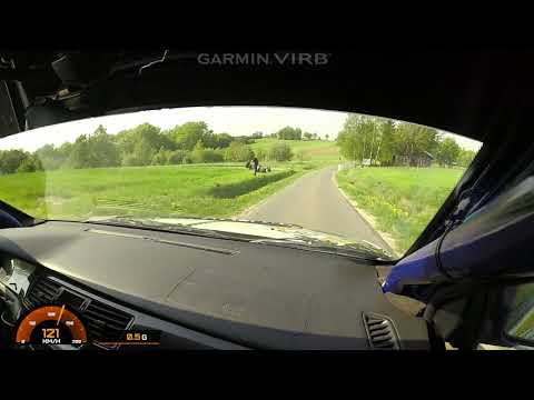 Mariusz Zieliński/Ryszard Chlebowski Rajd Rzeszowiak 29.04. 2018 OS Niechobrz  Mitsubishi Lancer EVO