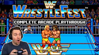 WWF Wrestlefest - Complete Arcade Playthrough (4K)  (Arcade)