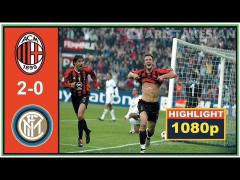 AC Milan v Inter Milan: 2-0 #UCL 2005 QUARTER-FINAL FLASHBACK - FULL HD 1080p 60fps