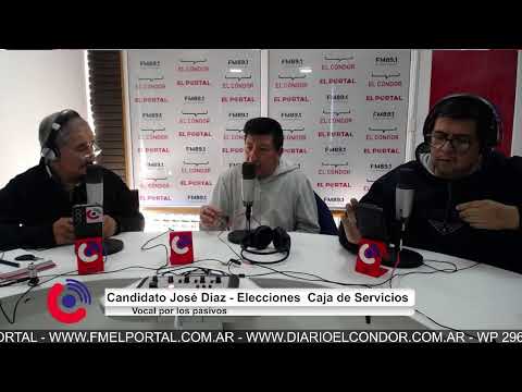 Candidato José Diaz - Elecciones de la Caja de Servicios Sociales 22/08/2026. Vocal por los pasivos