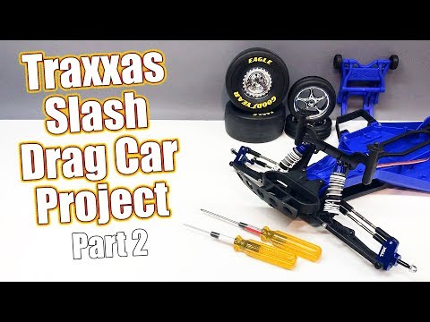 The Go FAST Build Begins! - Traxxas Slash RC Drag Car Project - Part 2 Front Assembly | RC Driver