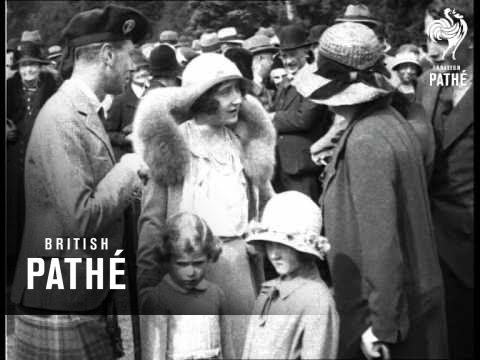 King George VI And Queen At Braemar Gathering (1932)