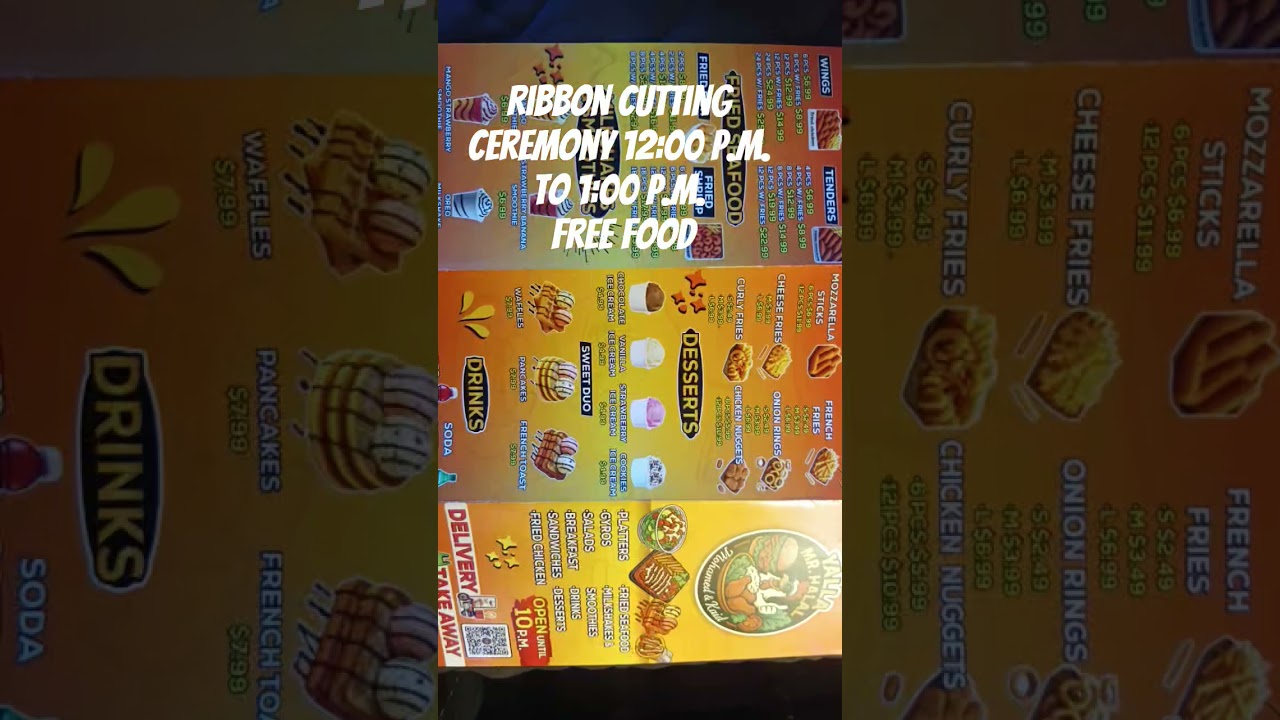 join us for a ribbon-cutting ceremony 12 to 1p.m. free food 1p.m. to 2 p.m. 50% off #love #support