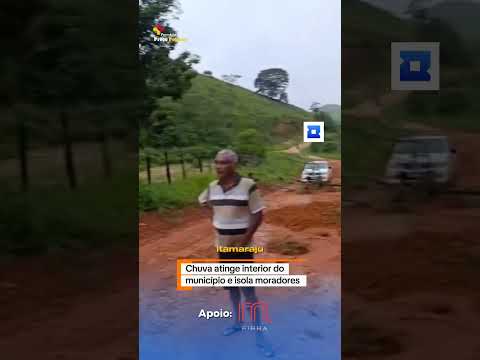 Interior de Itamaraju após alchuva forte. #bahia #noticias