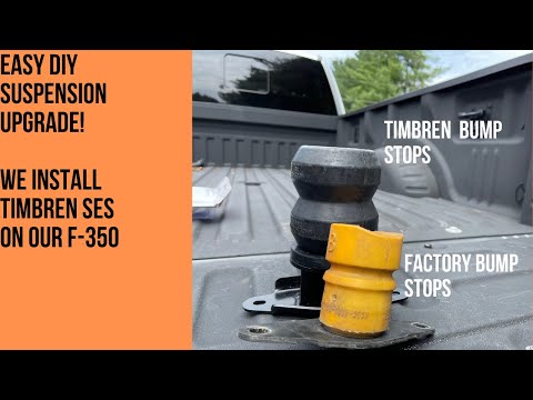 Timbren Suspension Enhancement on our F-350 Super Duty! We install this product in our driveway.