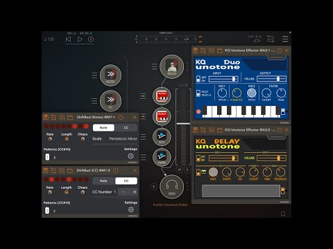 Jam KQ Unotone [x2] ShiftBud [notes&CC] Euclidgoestoparty BleassSidekick [x2] (iPad5 - Zé Osório)