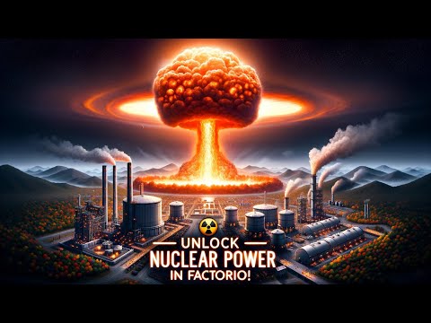 Factorio - Guide for Dummies - How to create a Basic Nuclear Power setup guide, centrifuge, easy