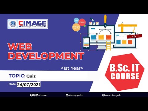 QUIZ-BSc-IT-PPU-444-1st Year(2020-2023) By Nilesh Sir Dt:23/07/2021,CIMAGE PATNA