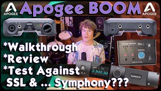 Video thumbnail for Apogee BOOM Watch Before You Buy! Audio Interface Test Vs SSL & ... Symphony? by Cuomo Music Creation