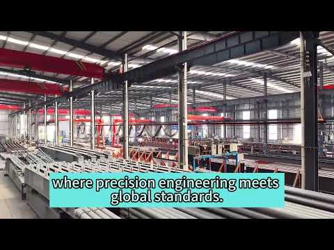 Zero On Site Error! High Precision Structural Steel Factory Showcase Video