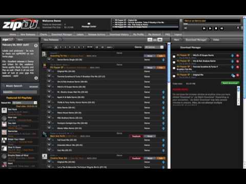zipDJ - Digital DJ Pool - Instructional Overview