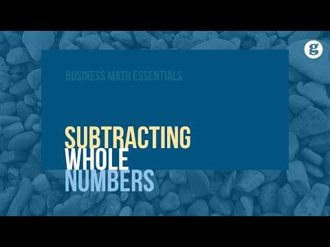 Subtracting Whole Numbers
