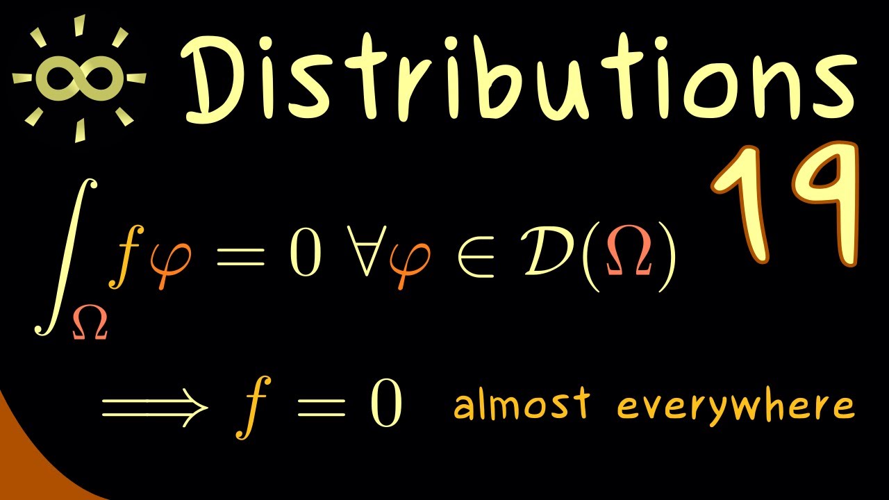 Distributions 19 | Proof of Fundamental Lemma of the Calculus of Variations [dark version]