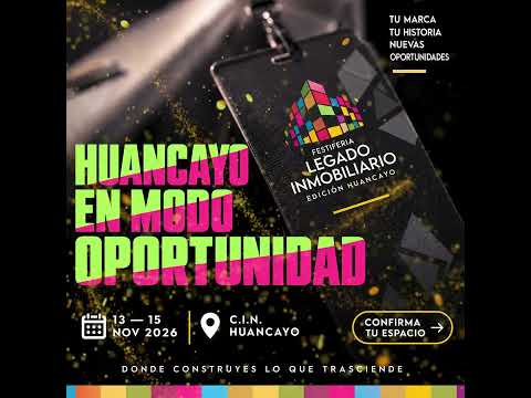 🏙️✨ ¡HUANCAYO SE PONE EN MODO OPORTUNIDAD!🏙️✨