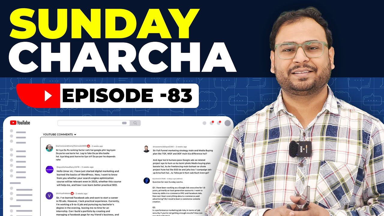 Ep- 83 | Sunday Charcha - Umar Tazkeer