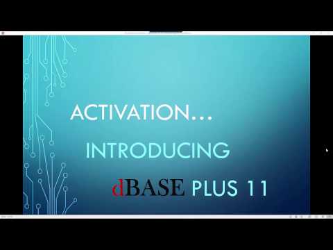dBASE PLUS 11 Activation
