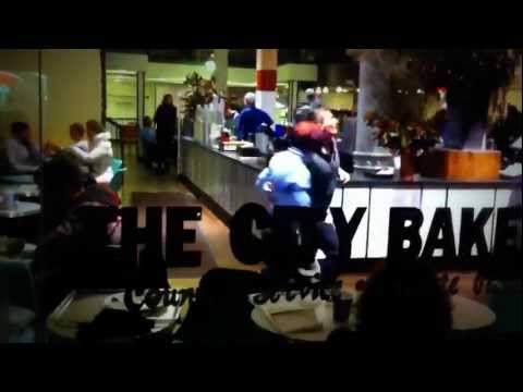 Heidi & David Swing Dancing at City Bakery New York City - Lindy Hop Bombing Spontaneous Dance