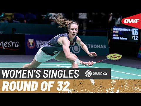 PETRONAS Malaysia Open 2026 | Line Christophersen (DEN) vs Beiwen Zhang (USA) | R32