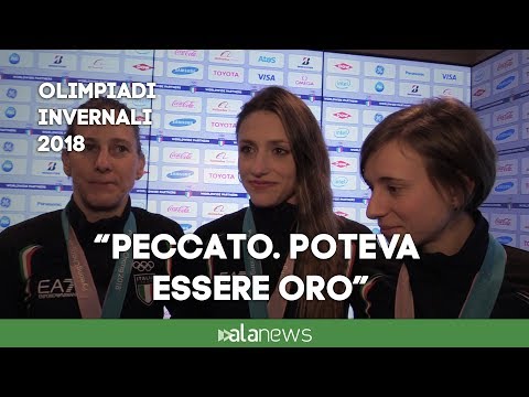 Short track, Valcepina, Peretti, and Maffei in unison: "It could have been gold. Fontana was a mo...