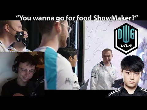 Caedrel Reacts To C9 Perkz Joking Around With ShowMaker And Damwon Players!!