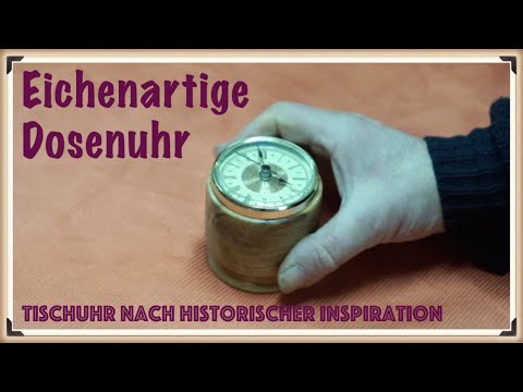 Dosenuhr | Tischuhr nach historischer Inspiration | Rabe von Danzig