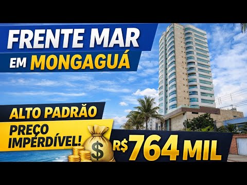 🌊 APARTAMENTO NOVO ALTO PADRÃO FRENTE MAR NO CENTRO DE MONGAGUÁ | JARDIM MARINA 🌊