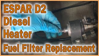 HOW TO REPLACE FUEL FILTER ON ESPAR D2 DIESEL HEATER | Part 1 to fix the white smoke problem