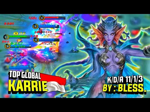 Karrie Build Terbaru, Build Karrie Tersakit 2020, Karrie Top Global Build, By Bless. | MLBB