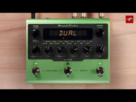 Sound Demos: AmpliTube X-TIME delay pedal - part of the AmpliTube X-GEAR guitar pedals line
