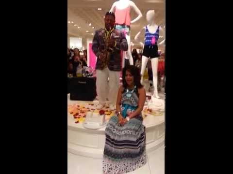 Tracey's 50th B-Day Serenade in the mall