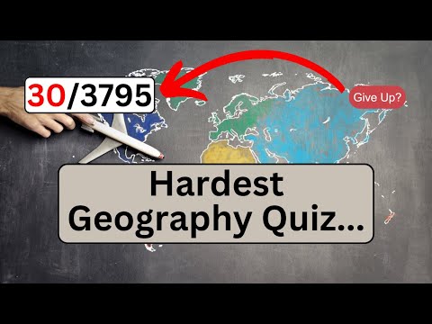 Hardest Geography quiz in the World | ALL First-Level Subdivisions of the World With a Map - JetPunk