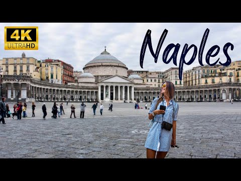 Naples Italy [4k] - Walking Tour - Seaside - Restaurant - Street Life - Summer 2022