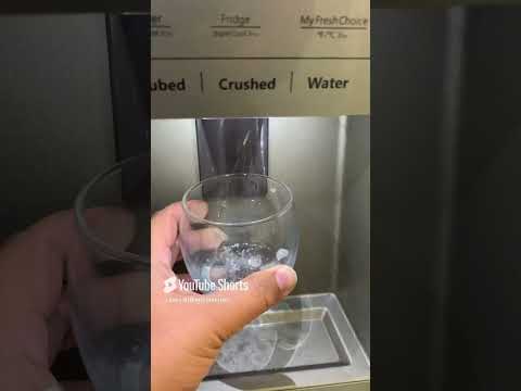 Testing ice maker function on my Hisense RQ760N4AIF French style Fridge Freezer #hisense #fridge