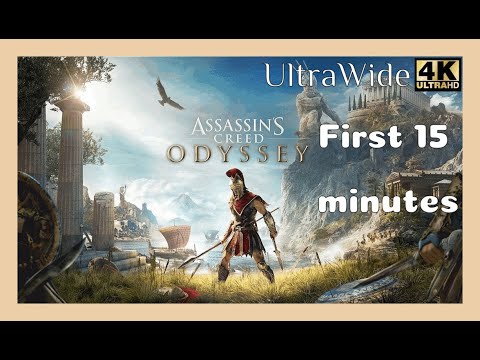 Assassins Creed Odyssey | 4k Ultrawide | First 15 minutes