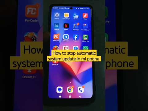 How to stop automatic system update in mi phone #shorts #mi #automaticsystemupdate