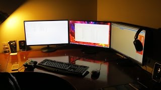 My Home Office Setup - PC, Amiga and Guitar stuff!