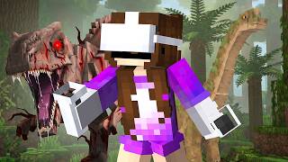 VR Minecraft vs Dinosaurs
