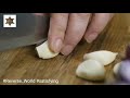 Garlic Cutting Reverse World Satisfying ASMR HD 4K