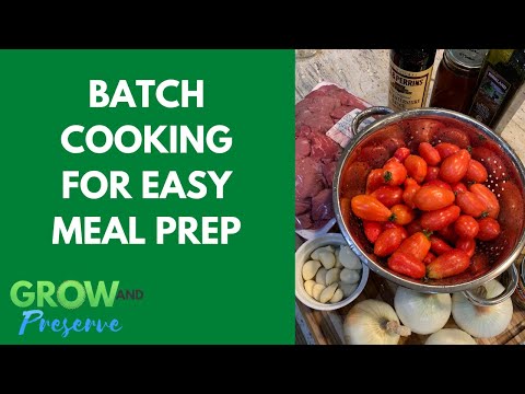 Beef Meal Starter | Batch Cook Meal Prep for Stress-Free Dinners: Freezing or Canning Options