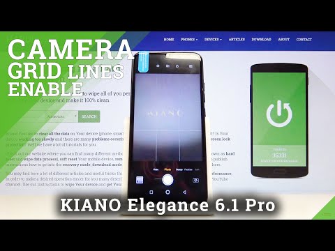 How to Activate Camera Gridlines in KIANO Elegance 6.1 Pro – Camera Settings