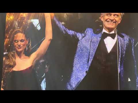 Pia Toscano & Andrea Bocelli live at Madison Square Garden. NY 19 de diciembre, 2024 #andreabocelli
