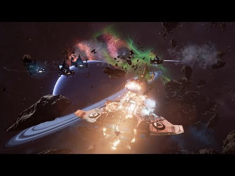 Space Marines (Dark Angels) vs TAU Empire! Rank 101 - Battlefleet Gothic Armada