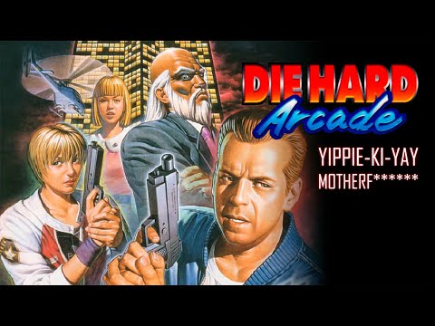 Die Hard Arcade (Dynamite Deka) - SEGA - Mame - Gameplay Completo - 1996