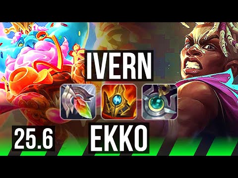 IVERN vs EKKO (JGL) | 2/0/18 | EUW Diamond | 25.6