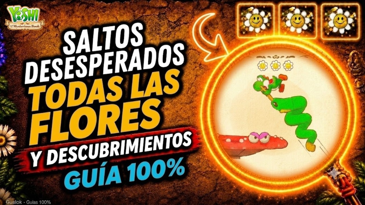 Saltos Desesperados Todos Los Coleccionables 100% | Yoshi And The Mysterious Book Saltos Desesperados Todos Los Coleccionables 100% | Yoshi And The Mysterious Book