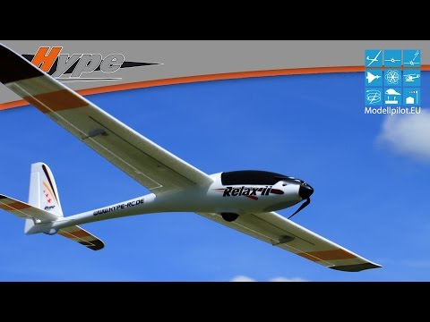 RELAX II by HYPE RC GLIDER VIDEO TESTREPORT "FLUGBERICHT" TESTBERICHT TEST